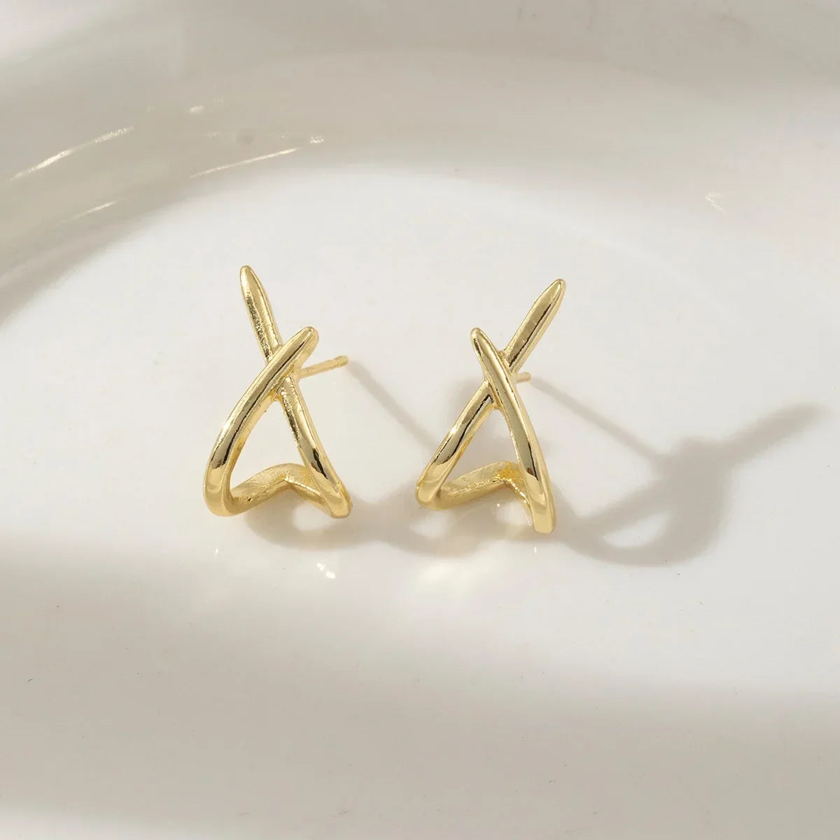 Crossline Luxe Earrings