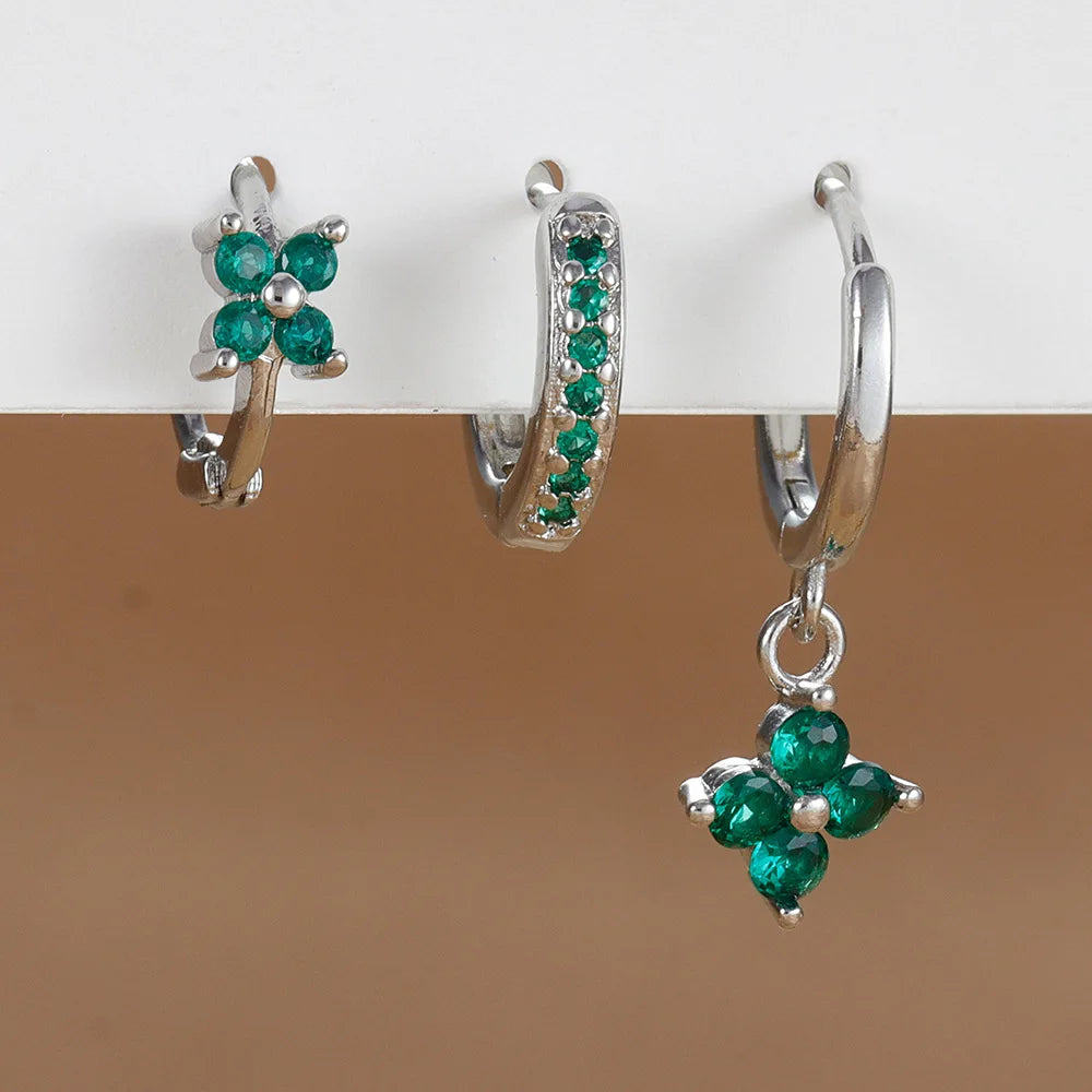 Aurora Amber Hoops