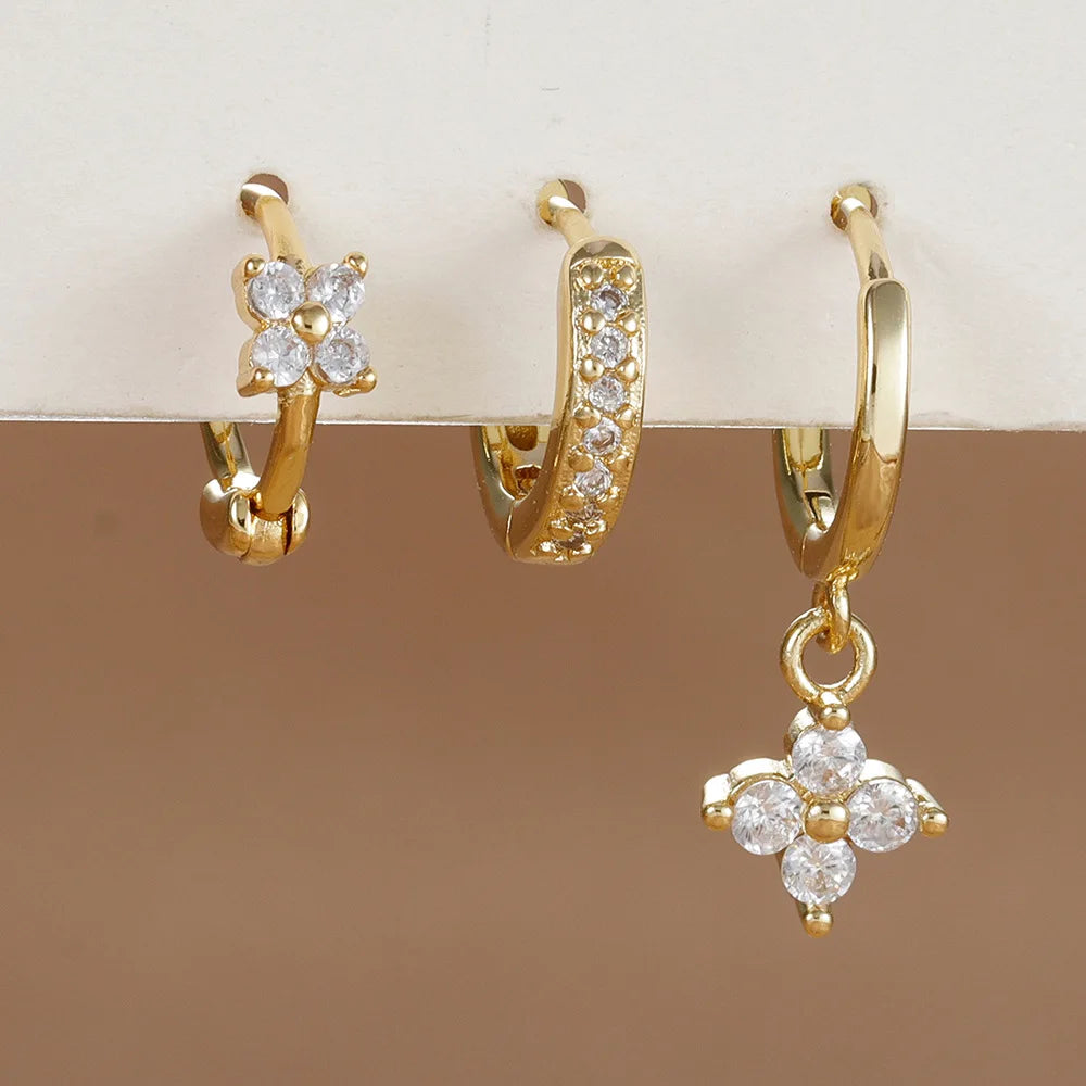 Aurora Amber Hoops