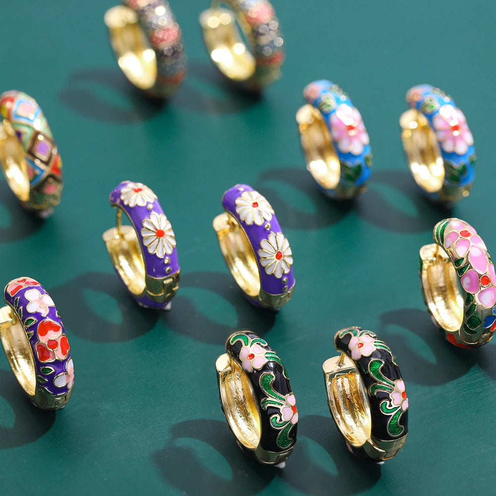 Candy Mosaic Hoops