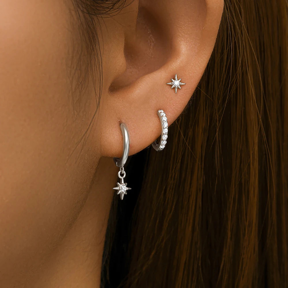 Celestial Hoop Earrings