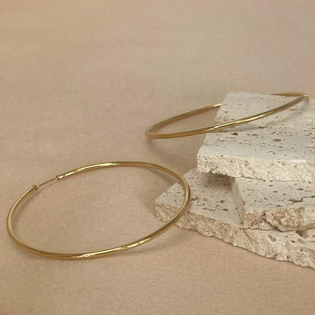 Aurelia Gold Hoop Earrings