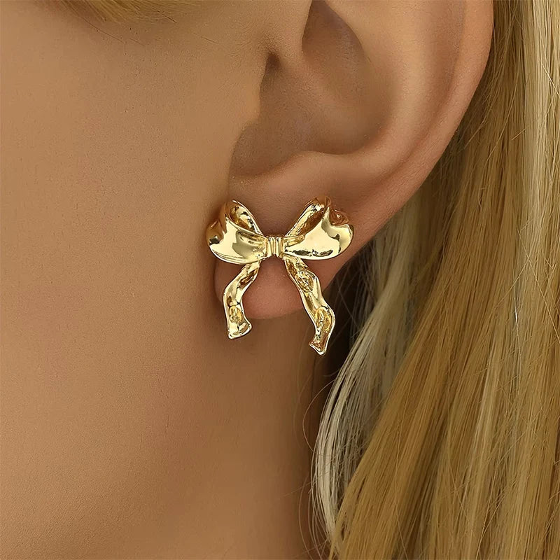 Vintage Summer Starfish Stainless Steel Stud Earrings For Women Simple Star Shell Earrings Stud Ocean Party Jewelry Gift