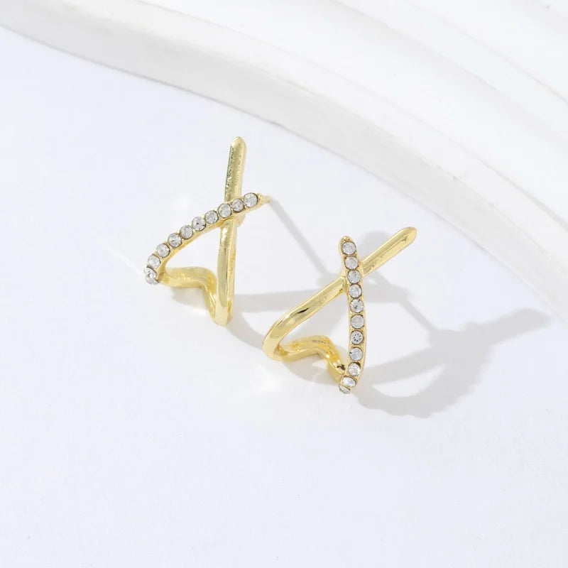 Crossline Luxe Earrings