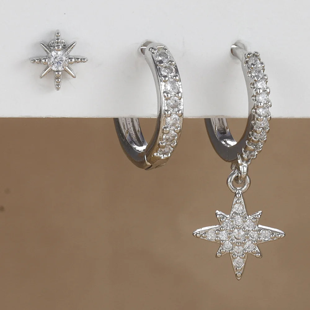 Celestial Hoop Earrings
