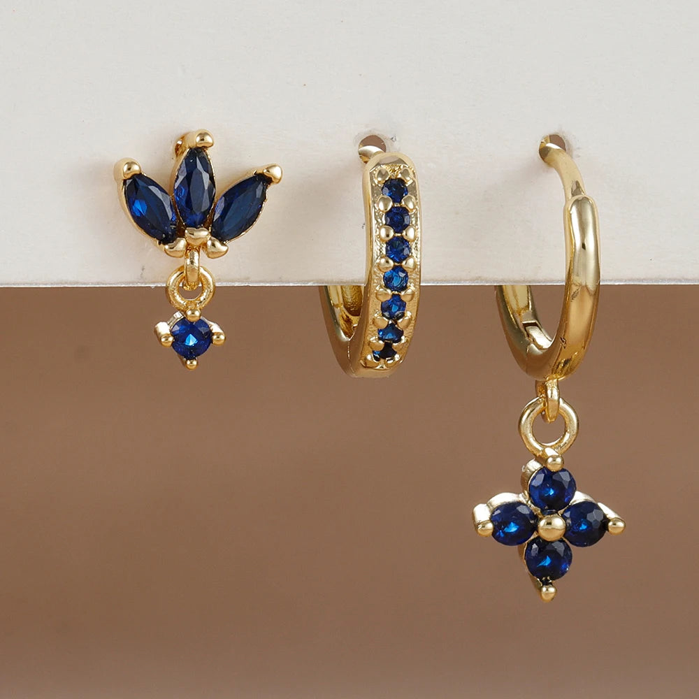 Aurora Amber Hoops