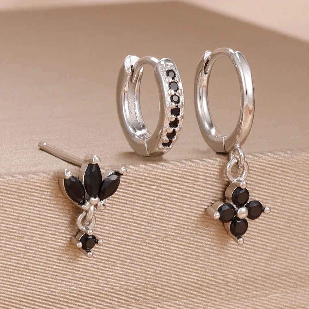 Aurora Amber Hoops