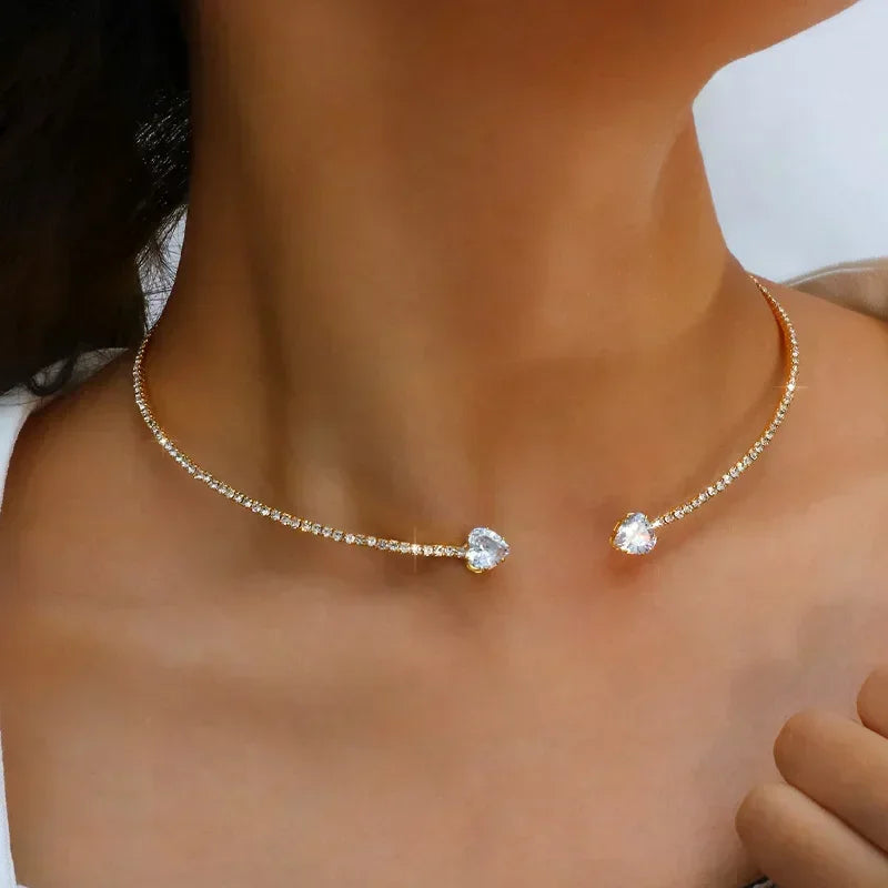 925 Sterling Silver Three-Layer Stacking Necklace Women Simple Strip Pendant Waterproof Hypoallergenic Collarbone Chain Jewelry