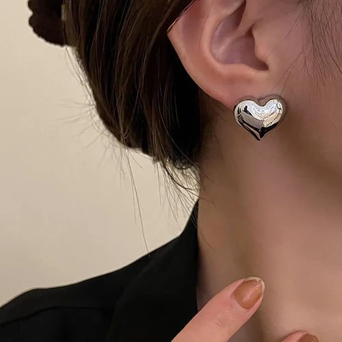 Aurelia Heart Studs