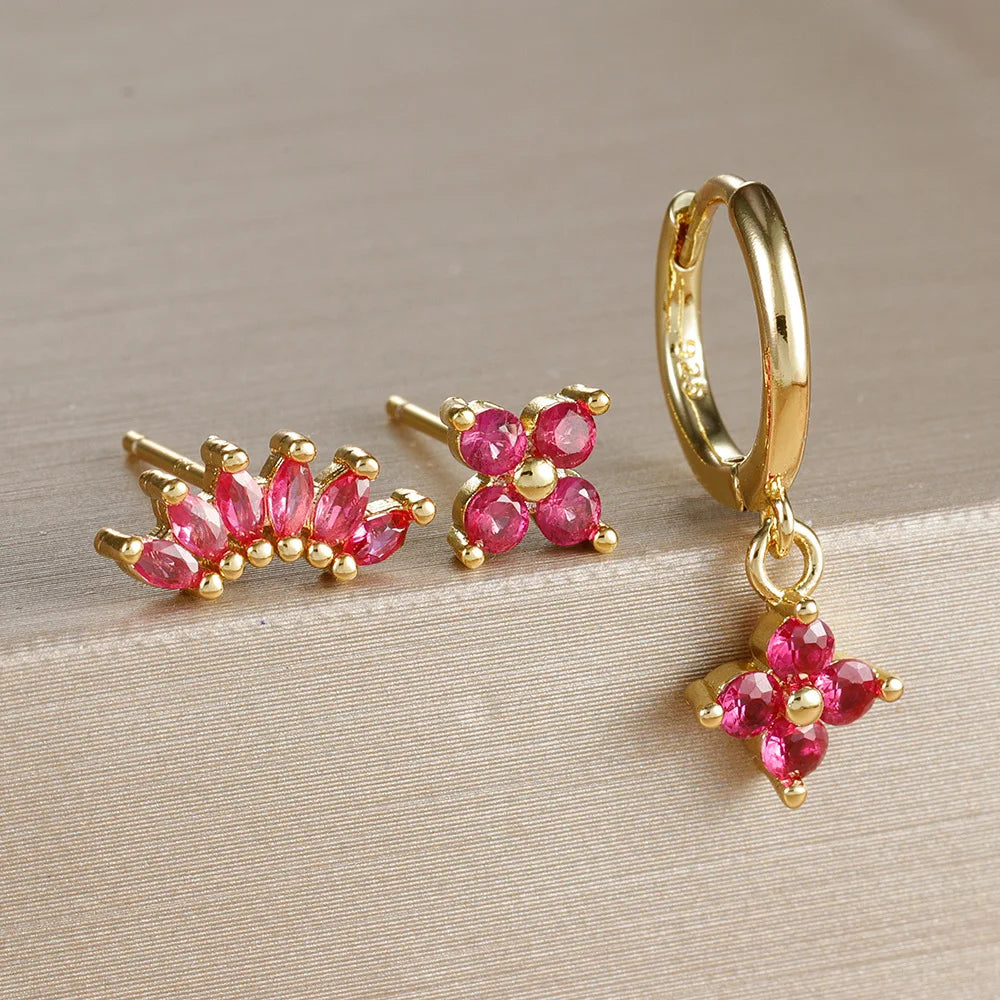 Aurora Amber Hoops