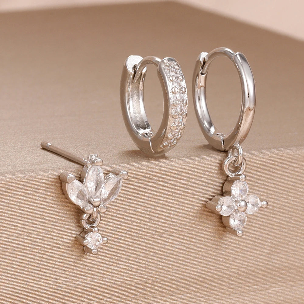 Aurora Amber Hoops