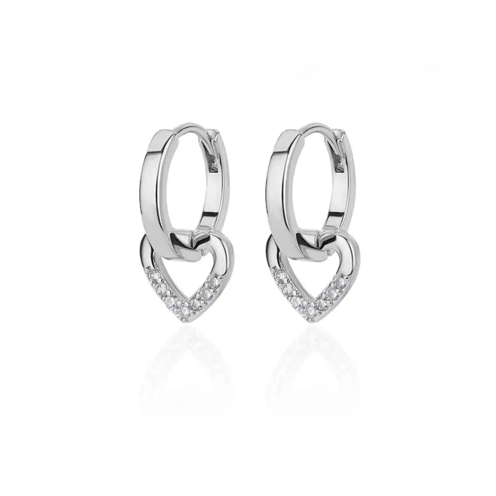 Golden Heart Glow Hoops