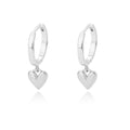 Golden Heart Glow Hoops