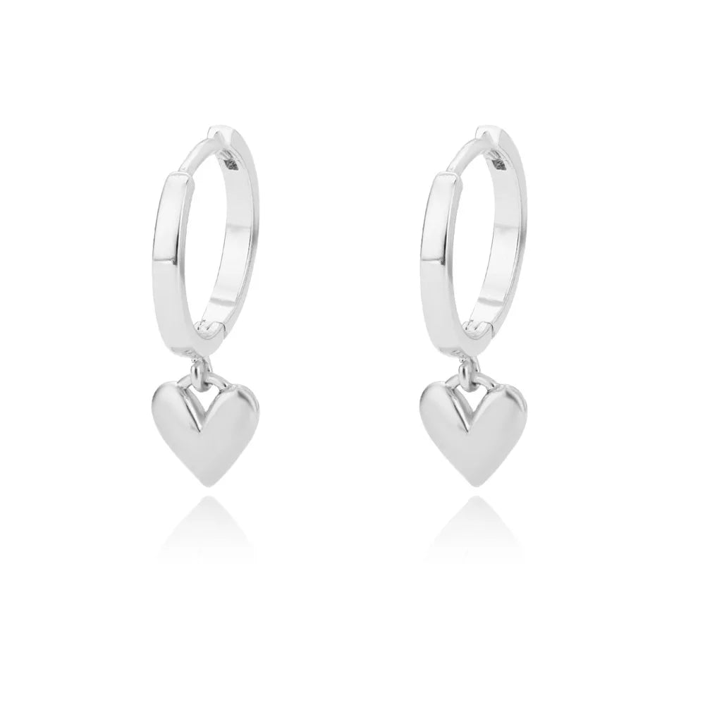 Golden Heart Glow Hoops