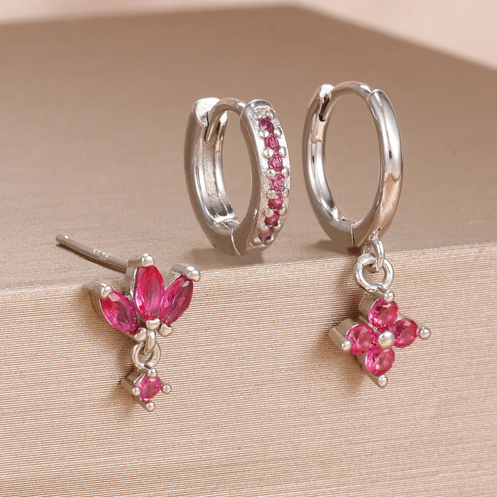 Aurora Amber Hoops