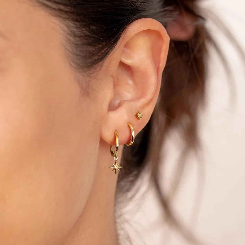 Celestial Hoop Earrings