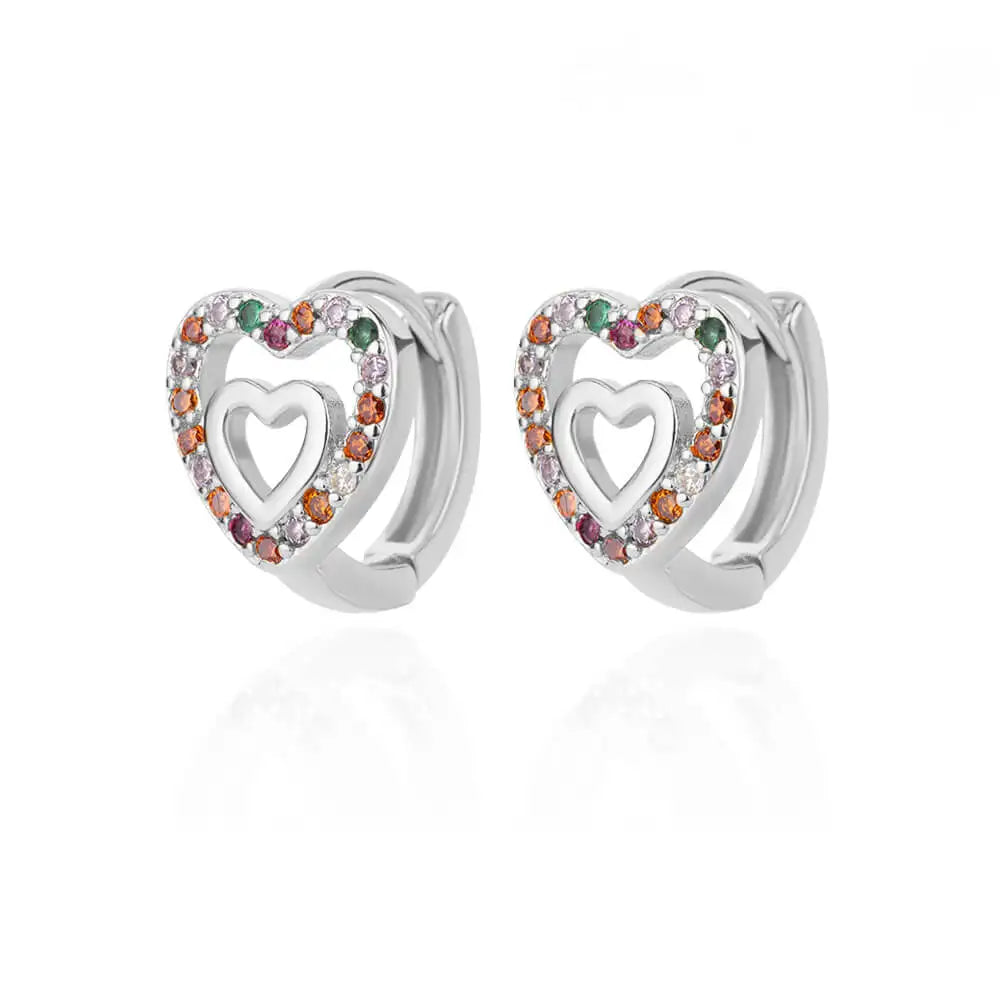 Golden Heart Glow Hoops