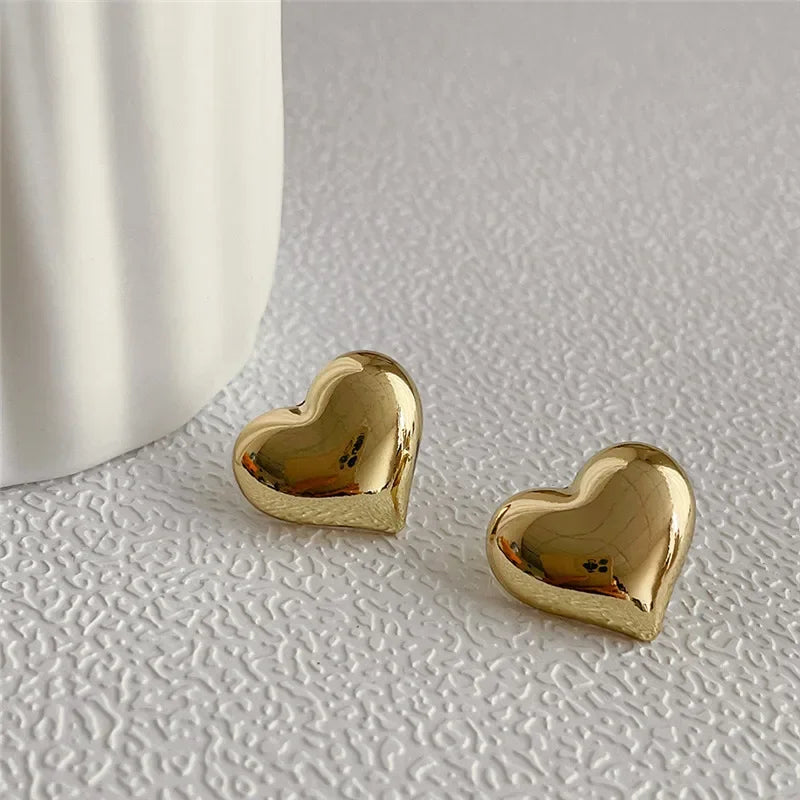Aurelia Heart Studs