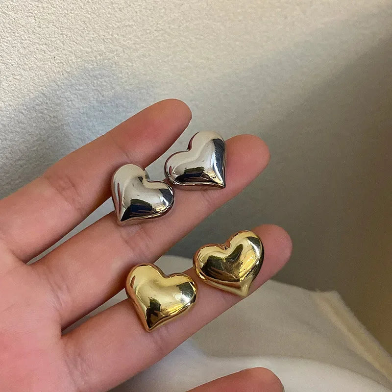 Aurelia Heart Studs