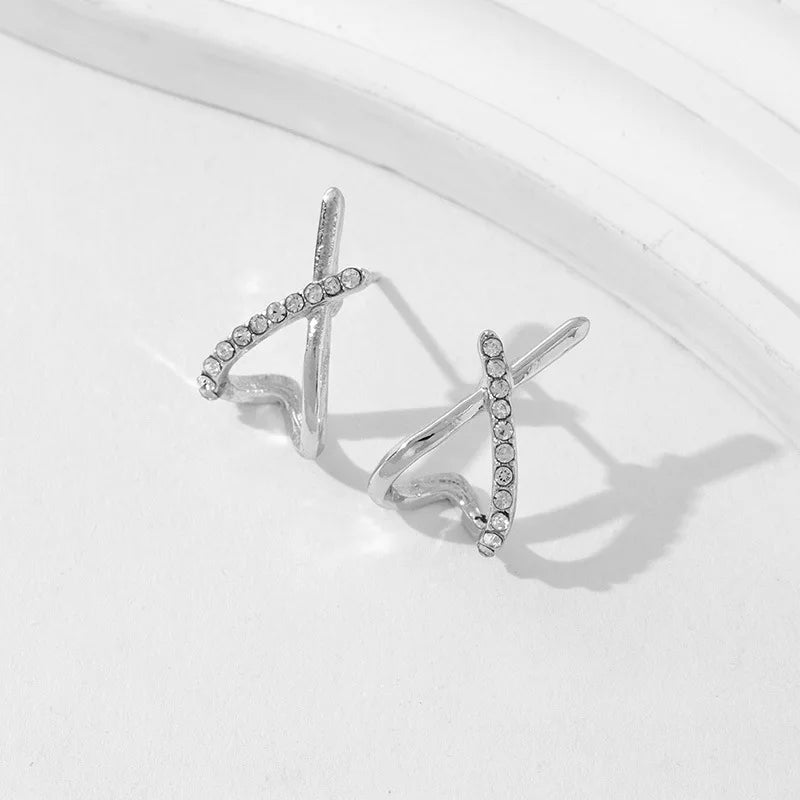 Crossline Luxe Earrings