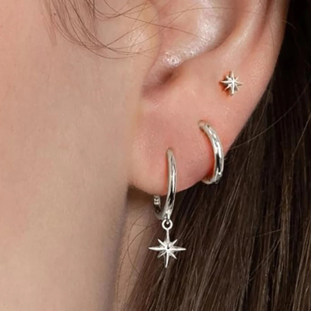 Celestial Hoop Earrings