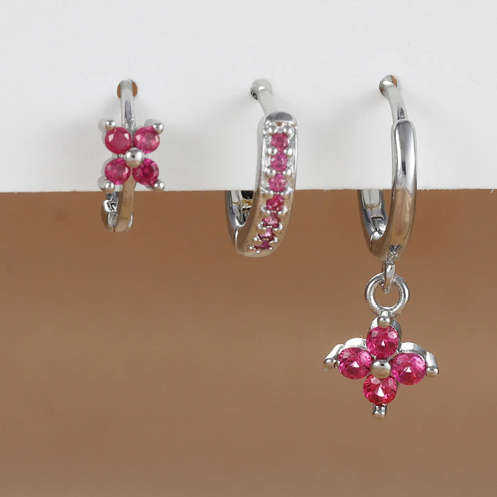 Aurora Amber Hoops