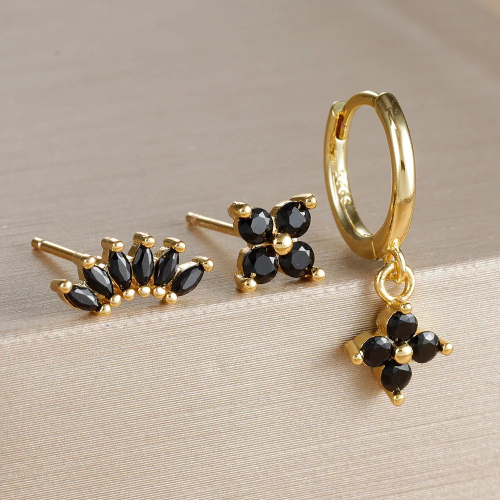 Aurora Amber Hoops