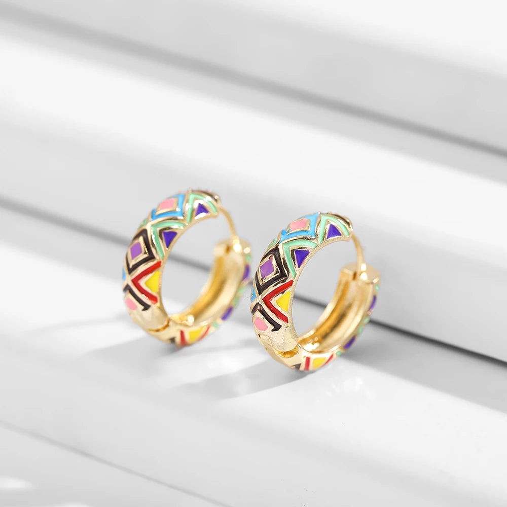 Candy Mosaic Hoops
