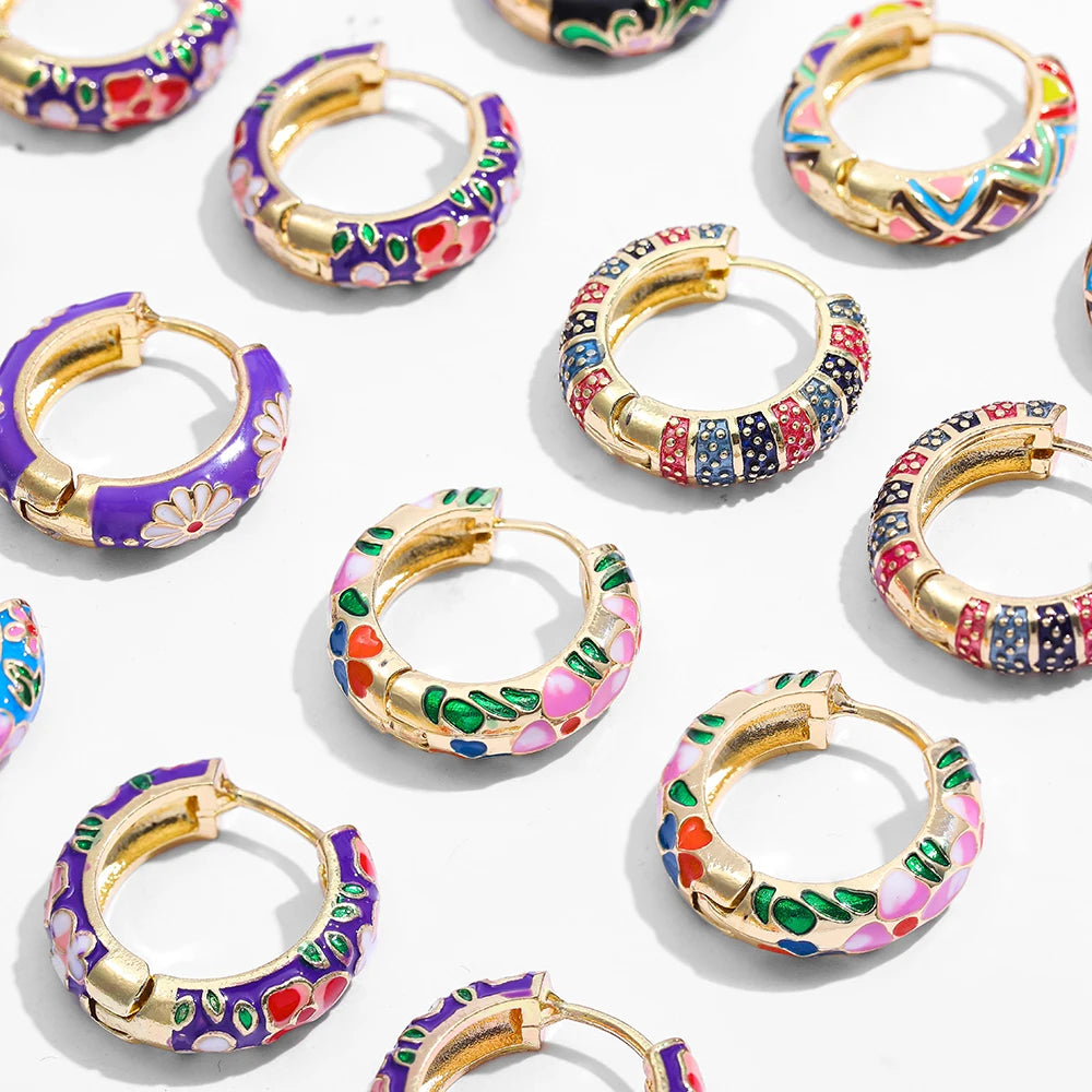Candy Mosaic Hoops
