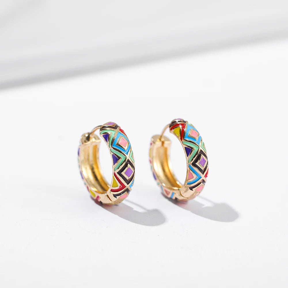 Candy Mosaic Hoops
