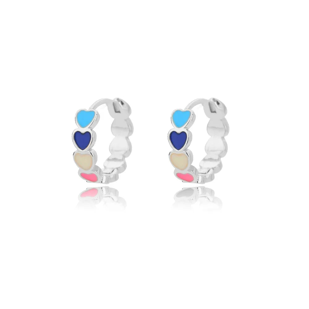 Golden Heart Glow Hoops