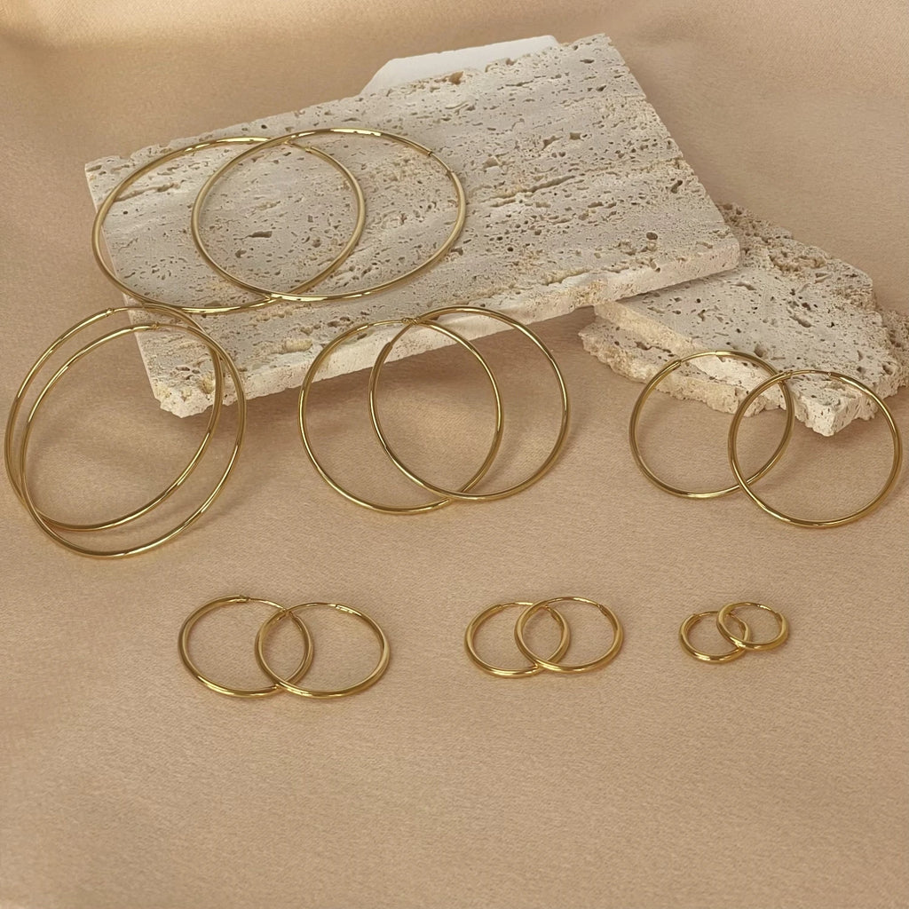 Aurelia Gold Hoop Earrings
