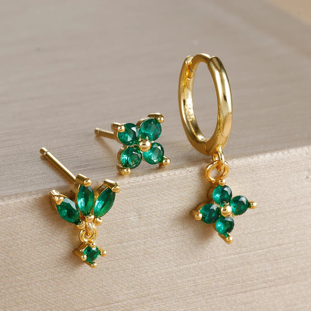 Aurora Amber Hoops