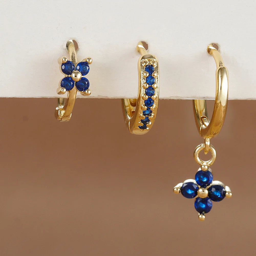 Aurora Amber Hoops