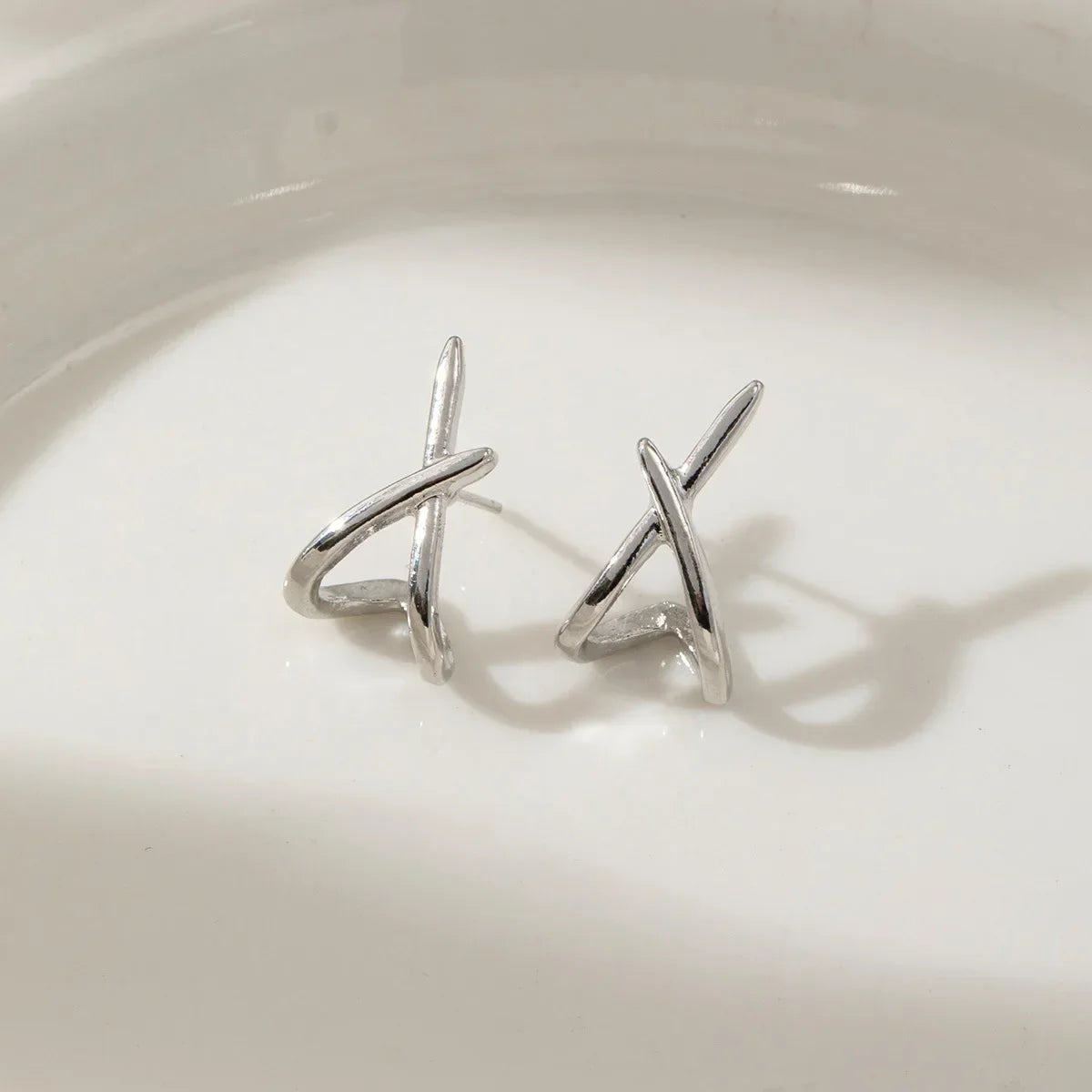 Crossline Luxe Earrings