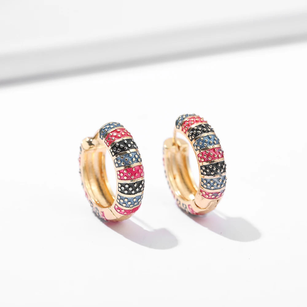 Candy Mosaic Hoops