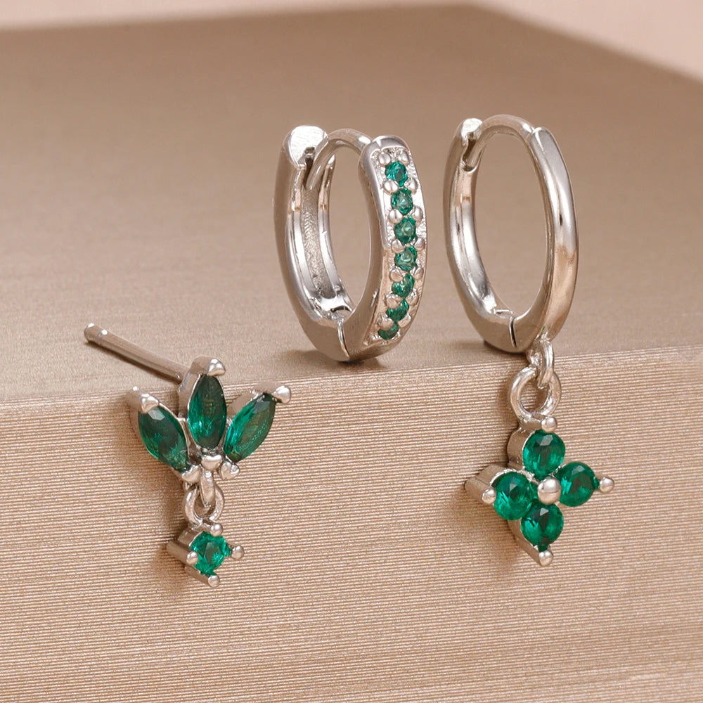 Aurora Amber Hoops