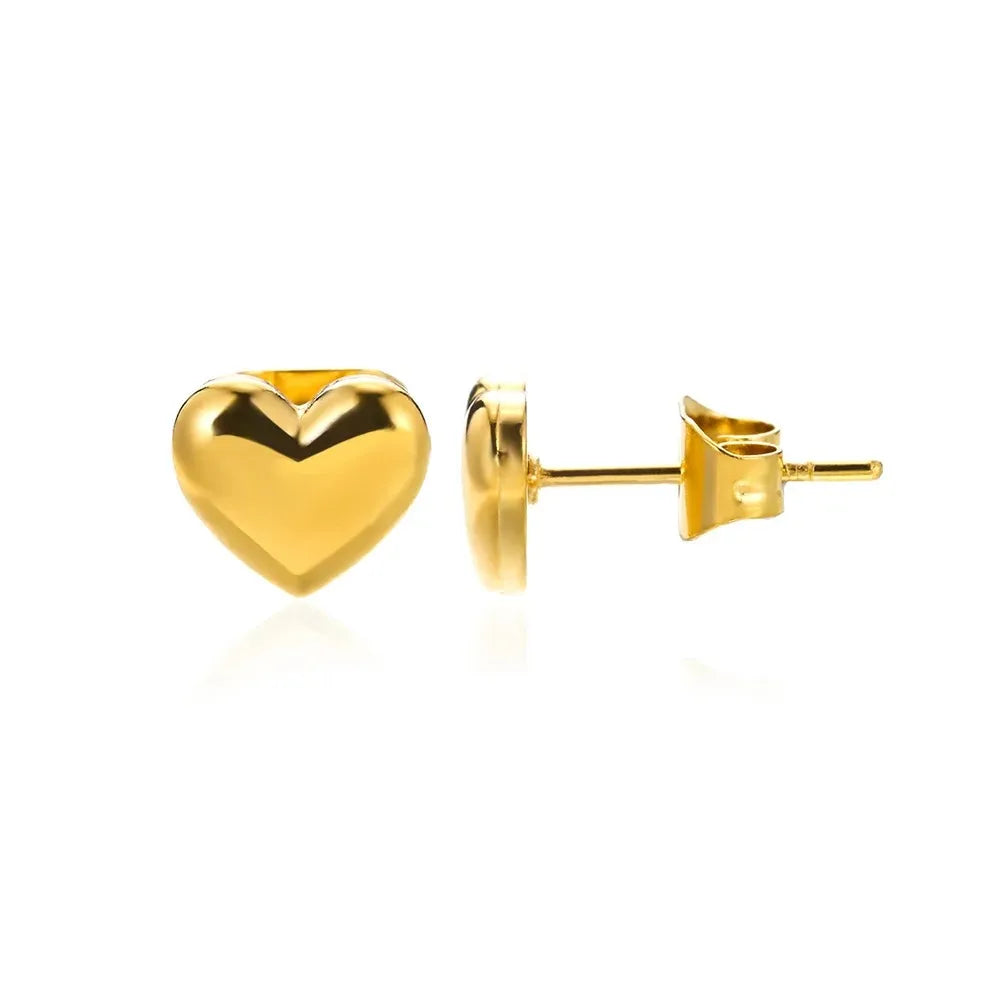Golden Heart Glow Hoops