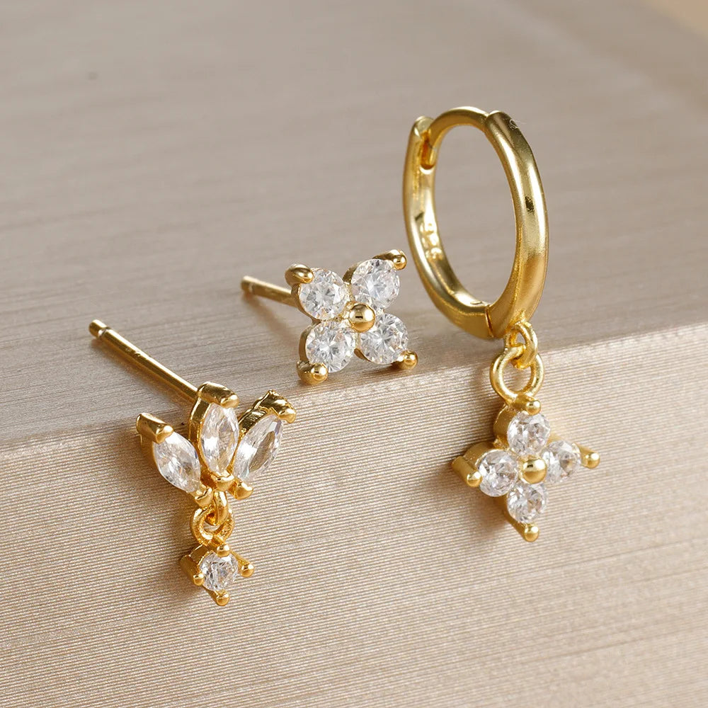 Aurora Amber Hoops