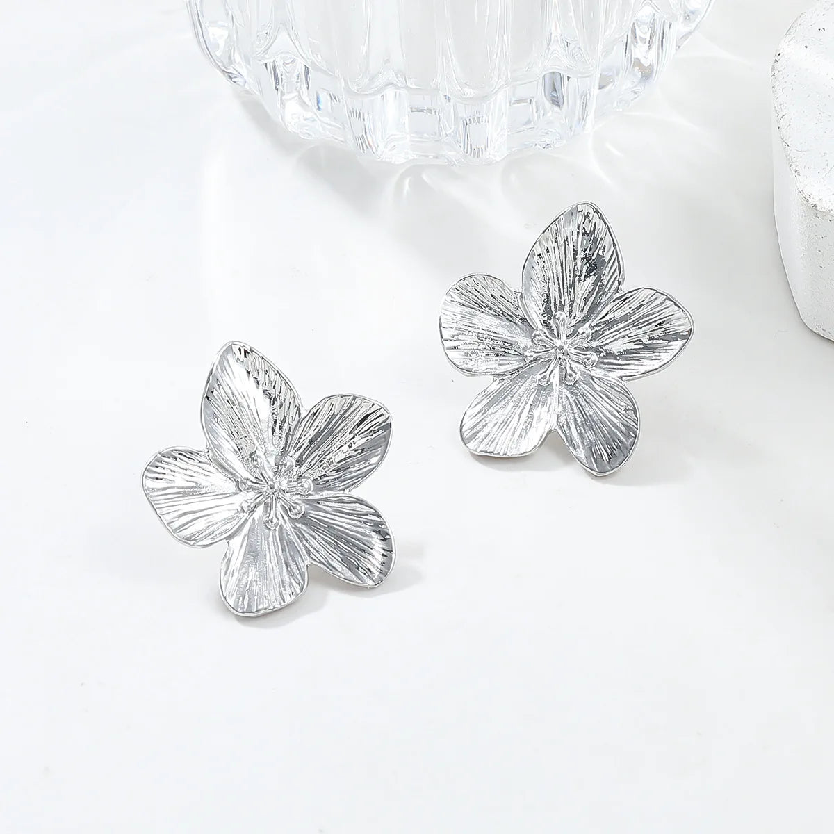 Golden Bloom Statement Earrings