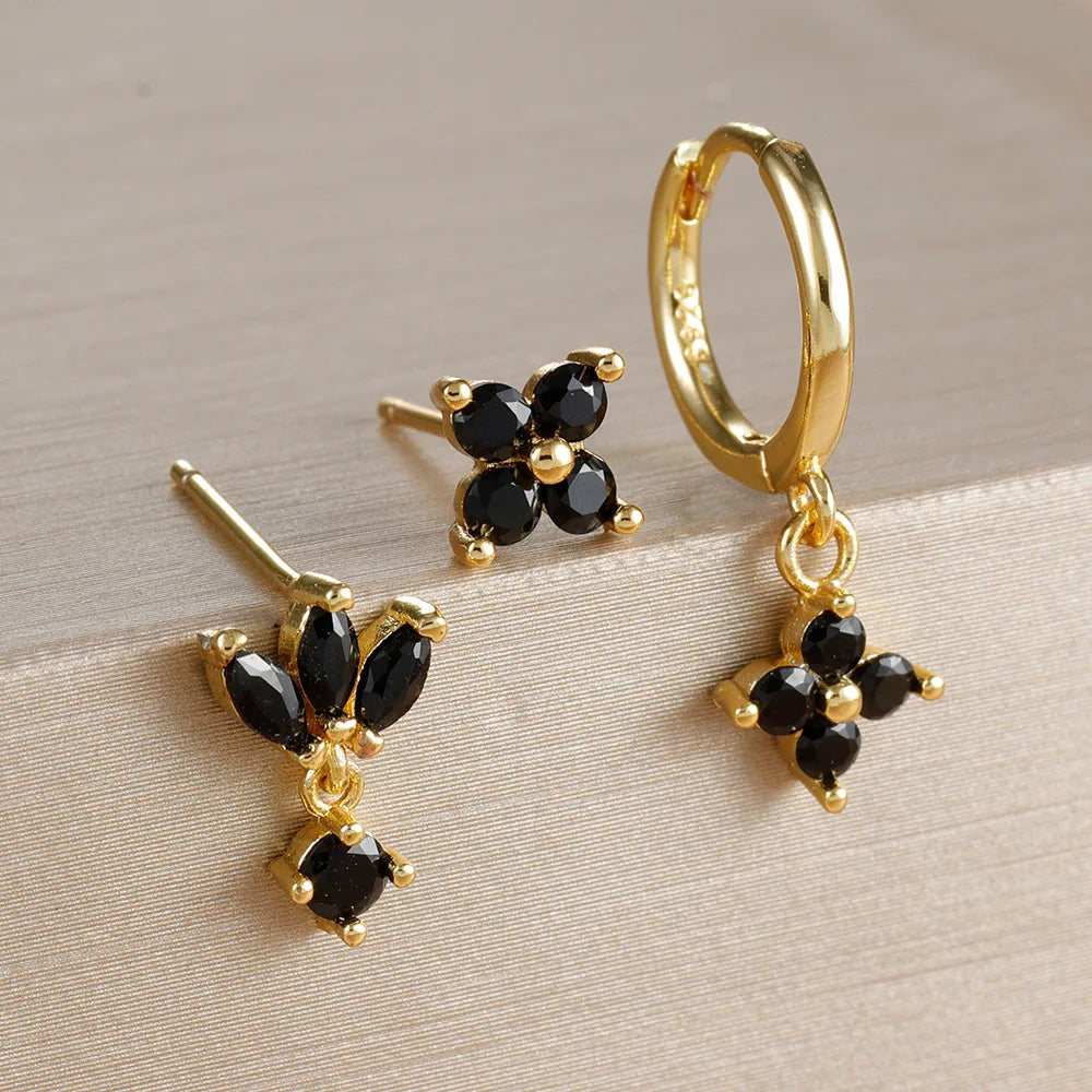 Aurora Amber Hoops