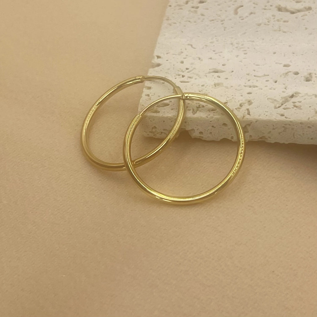 Aurelia Gold Hoop Earrings